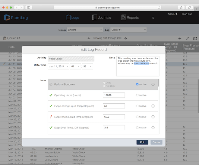 Editing Data & Audit Trails