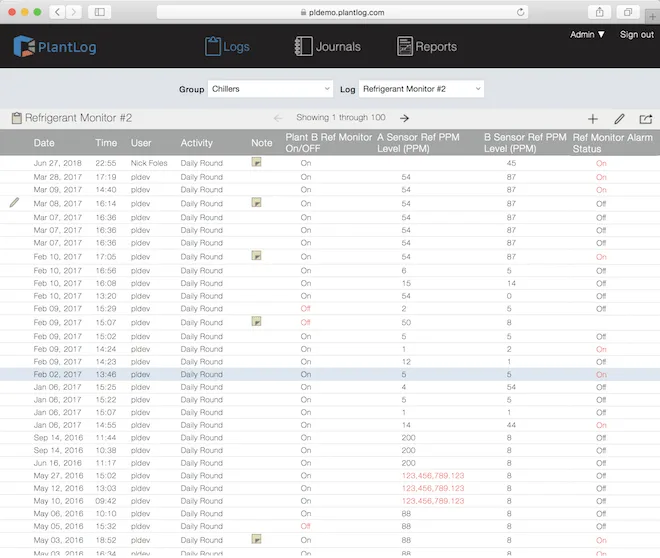 Viewing Log Records