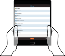 Use PlantLog on large tablets