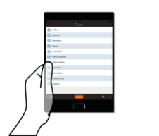 Use PlantLog on small tablets